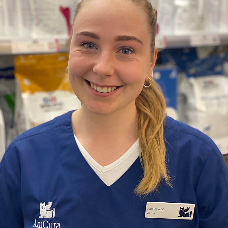 Foto af Julie Øgendahl, Veterinærsygeplejersker