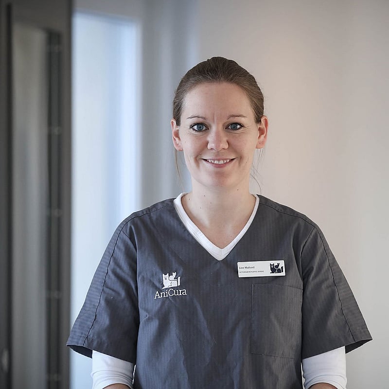 Foto af Line, Autoriseret Veterinærsygeplejerske
