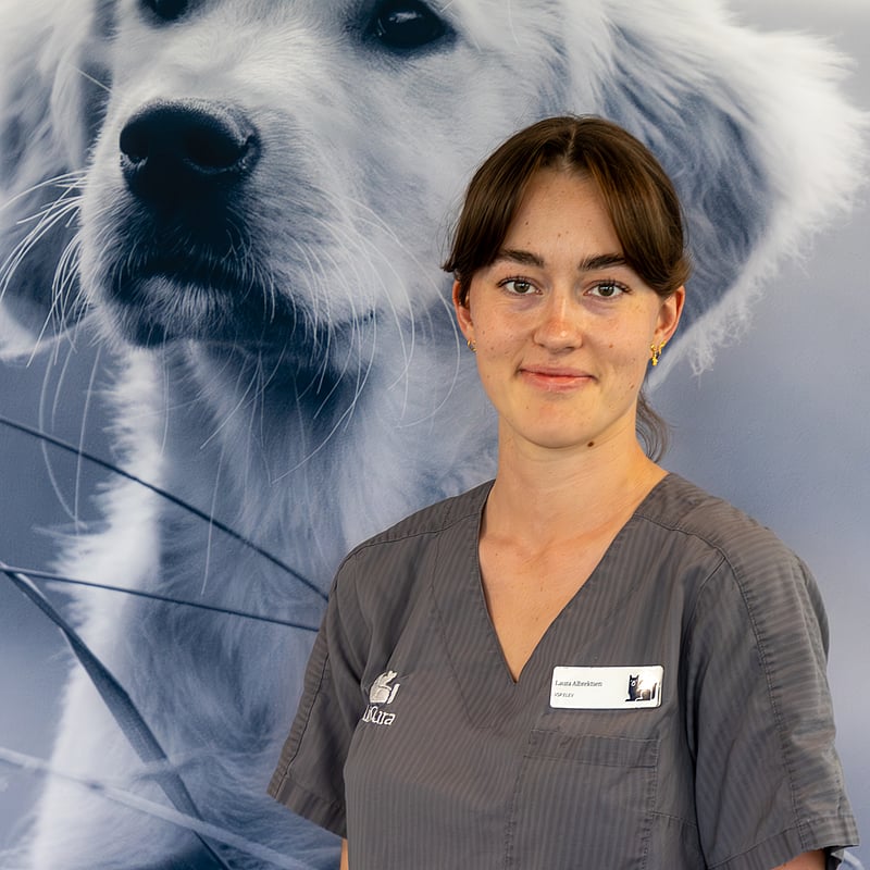 Foto af Laura, 3. Års Veterinærsygeplejerskeelev