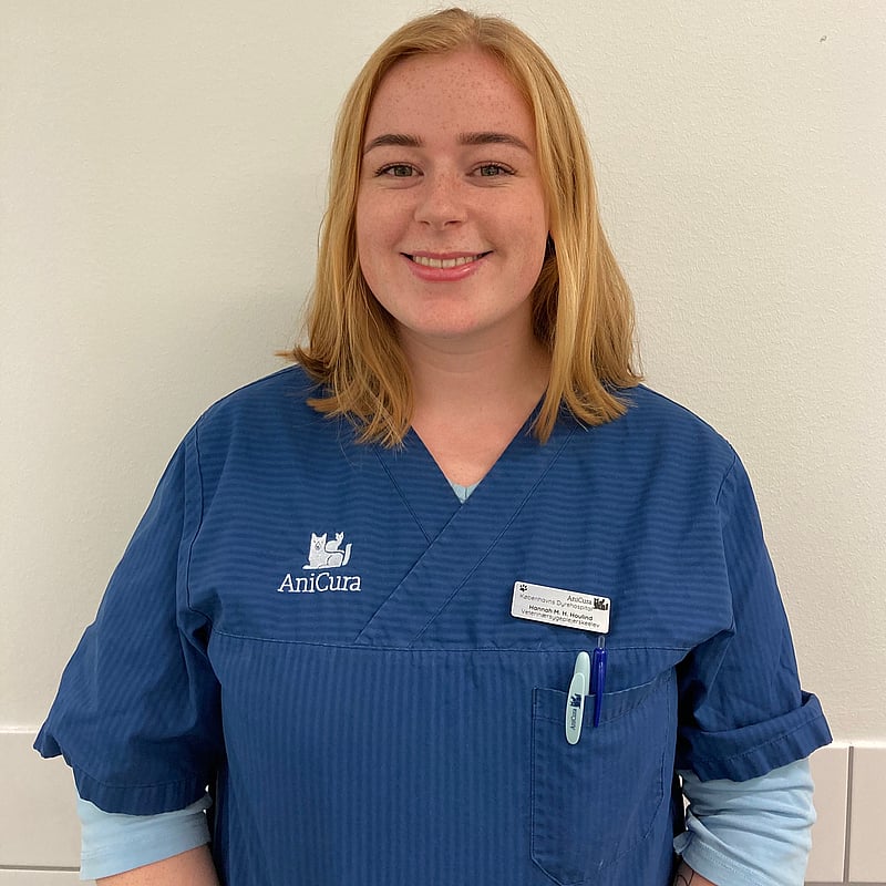 Foto af Hannah, Veterinærsygeplejersker