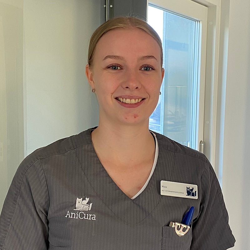 Foto af Maya Andersen, Autoriseret Veterinærsygeplejerske