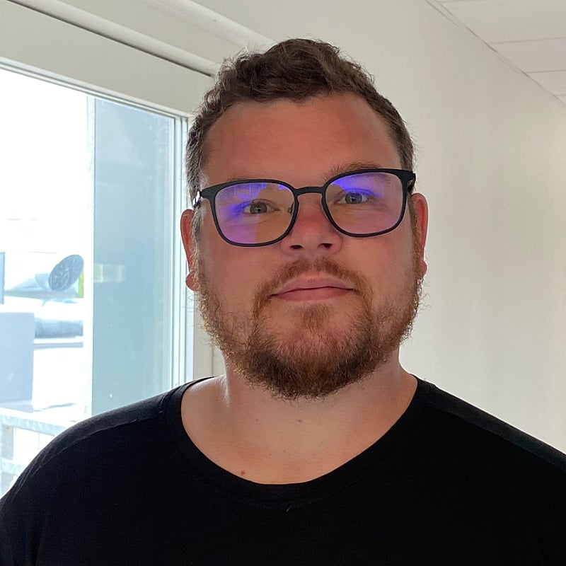 Foto af Nicklas Udklit Larsen, Autoriseret Veterinærsygeplejerske